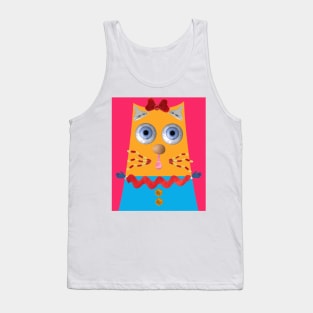 Happy Kitty Collage Tank Top